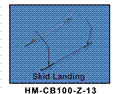 HM-CB100-Z-13 Skid landing